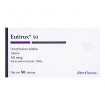 Euthyrox-T4-50mcg-50tabs - MerckSerono