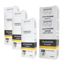 Pack 2GETSHREDDED - Dry Cycle (Oral Steroids Stanozolol / Cytomel) Hilma