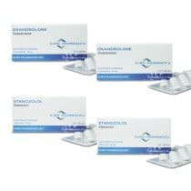 Pack 2GETMUSCLE - Prise de masse sèche (Stéroides Oraux Stanozolol / Anavar) Euro Pharmacies - 이미지 1