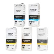 Pacote 2GETMUSCLE - Ciclo de ganho de massa seca (esteróides injetáveis Sustanon / Primobolan) (Hilma Biocare)