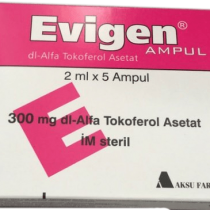 Evigen (Vitamin E) - 2mL - 5 amps - Billede 1