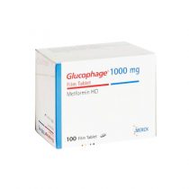 Glucophage 1000 mg - 100 tabs - Merck – Image 1