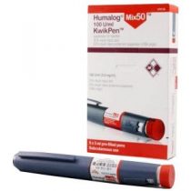 Humalog Mix50 100 U / ml - KwikPen - canetas pré-embaladas 5 x 3mL - Eli Lilly