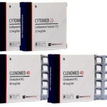 Balení 2GETSHREDDED - Suchý cyklus (perorální steroidy Clenbuterol / Cytomel) Deus Medical