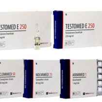 Pack 2GETMASS – Deus Medical – Mass Gain Cycle – Testosteron Enanthate + Schutz + PCT