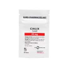 Cialix (Tadafil) - 20mg/tab -50 tab/bag - Euro Pharmacies - USA Domestic
