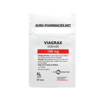 Viagrax (Sildenafil) - 100mg/pilule - 50 pilules/sachet - Euro Pharmacies - USA Domestic