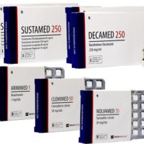 Pack 2GETMASS – Deus Medical - Mass Gain Cycle - Nivel avanzado - Sustanon + Deca Durabolin + Protection + PCT