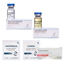 Pack 2GETMUSCLE – Cycle Prise de Masse sèche - (Testostérone Enanthate - Trenbolone Enanthate) Euro Pharmacies – Image 1