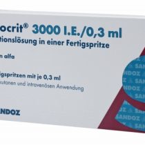 Binocrit 3000 Iu 0.3 Ml. - Epoetin Alfa - Sandoz - Billede 1