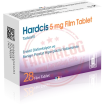 HARDCIS (tadalafilo) - 5 mg - 28 tabletas - DEVA